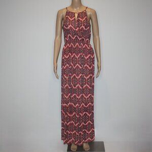 Pink Rose Women's Sleeveless Casual Maxi Dress in size Large